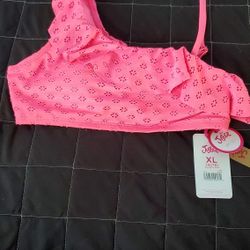 Bright Pink Bikini By Justice SIZE 16/18