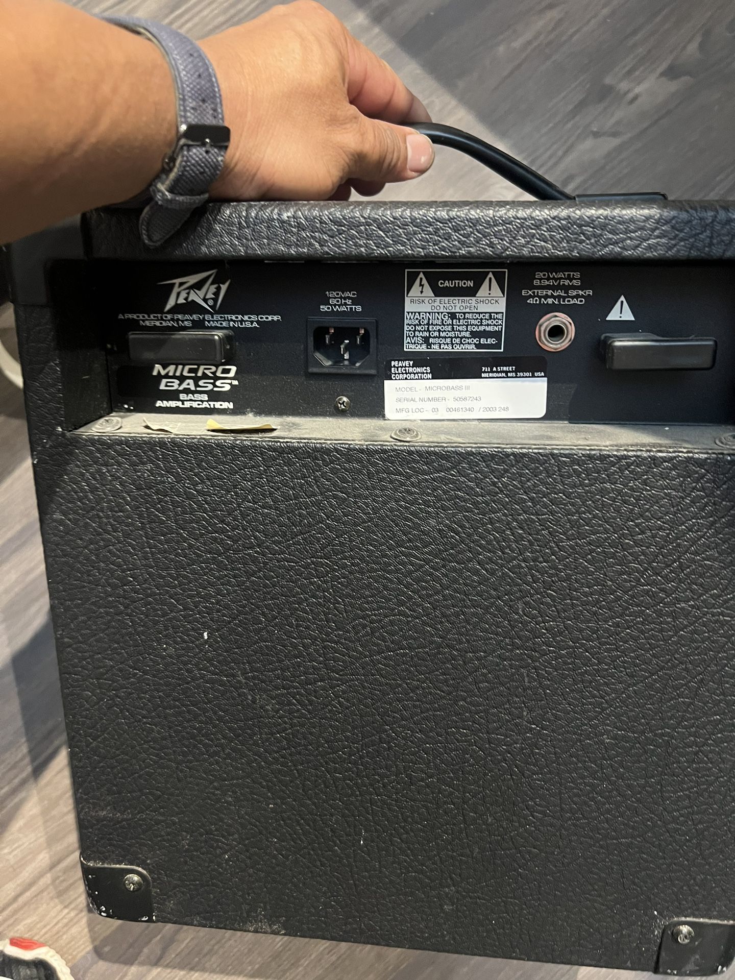 Bass Guitar Trade Or Sale Squier Affinity Sunsburt Color With Gig Bag And Peavey 20 Watts Amp