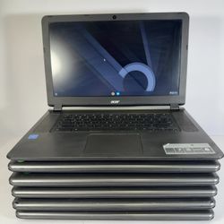 LOT OF 6x ACER Chromebook 15.6" CB3-532 Intel Celeron N3060 4GB RAM 16GB SSD