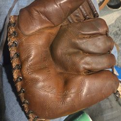 Vintage Wilson Ted Williams Pro Baseball Glove Leather 