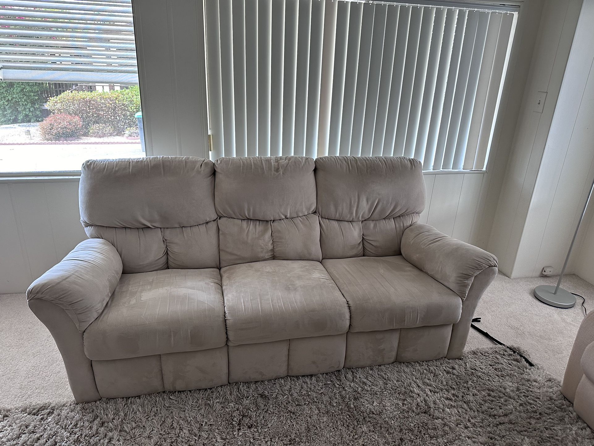 FREE CLEAN SOFA AND RECLINER 