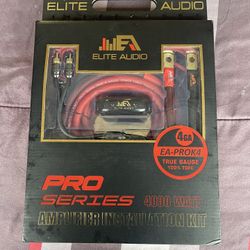 Elite Audio Pro Amplifier Wiring Kit 
