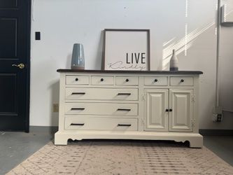 Modern White Dresser (Delivery Available)