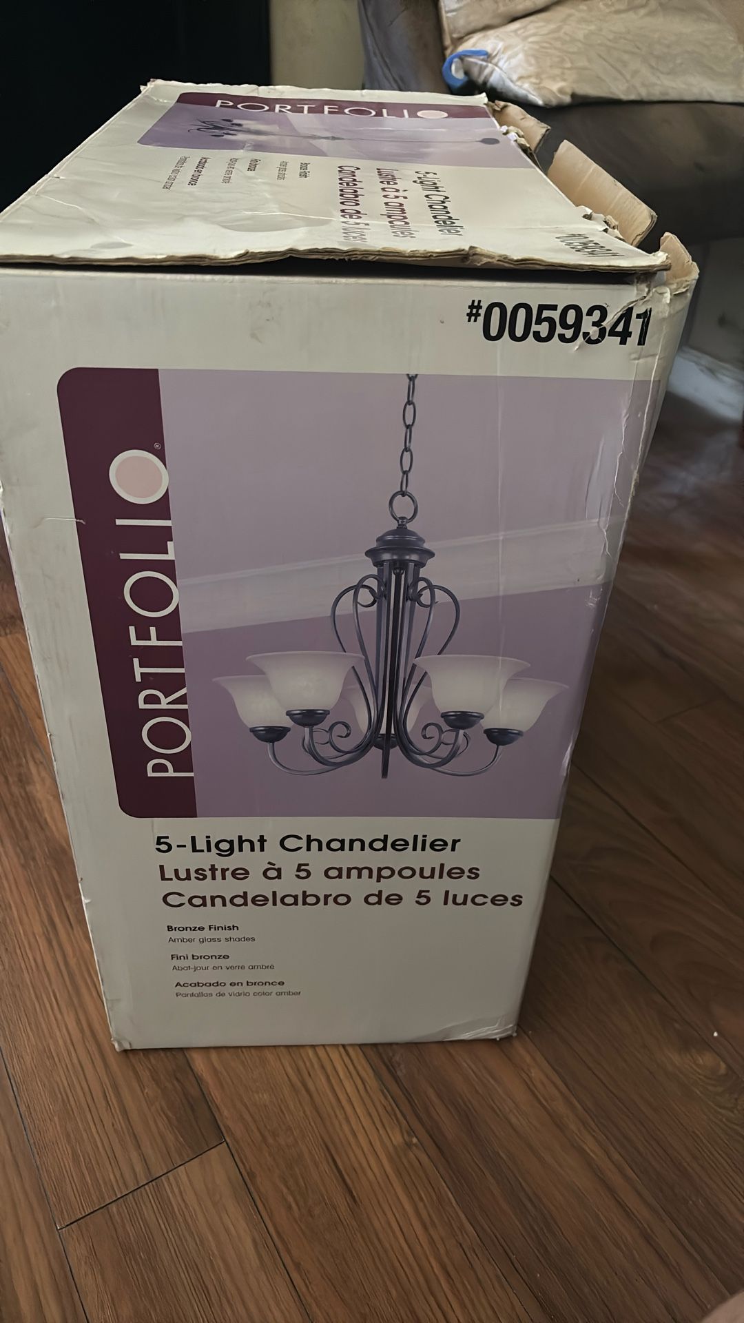 Portfolio 5 Light Chandelier