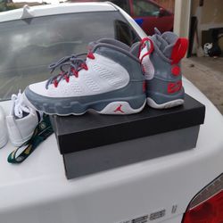 Air JORDAN  Retro 9 Fire Red