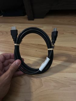 HDMI Cable HDMI Standard Male to Male 6ft Black Round 16 AWG Less Than 10ft