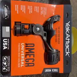 YakAttack Omega Rod Holder with Track Mounted LockNLoad Mounting System