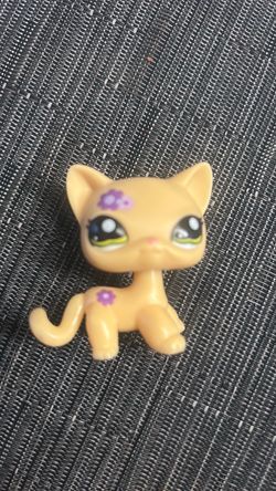 Littlest pet shop LPS 01831 Tan Cream Cat
