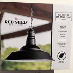 Red Shed Solar Lights