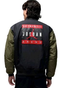 Nike Air Jordan Flight Renegade Bomber Loose Fit HQ2664-045 Hoodie HQ2665-222 XL