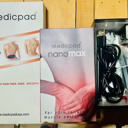 Medicpad Nanomax Electrotherapy Device for Pain Relief/Muscle Performance & Belt for Lower Back