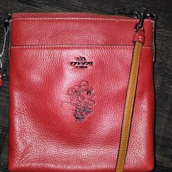 Coach x Disney Red Minnie Mouse Purse