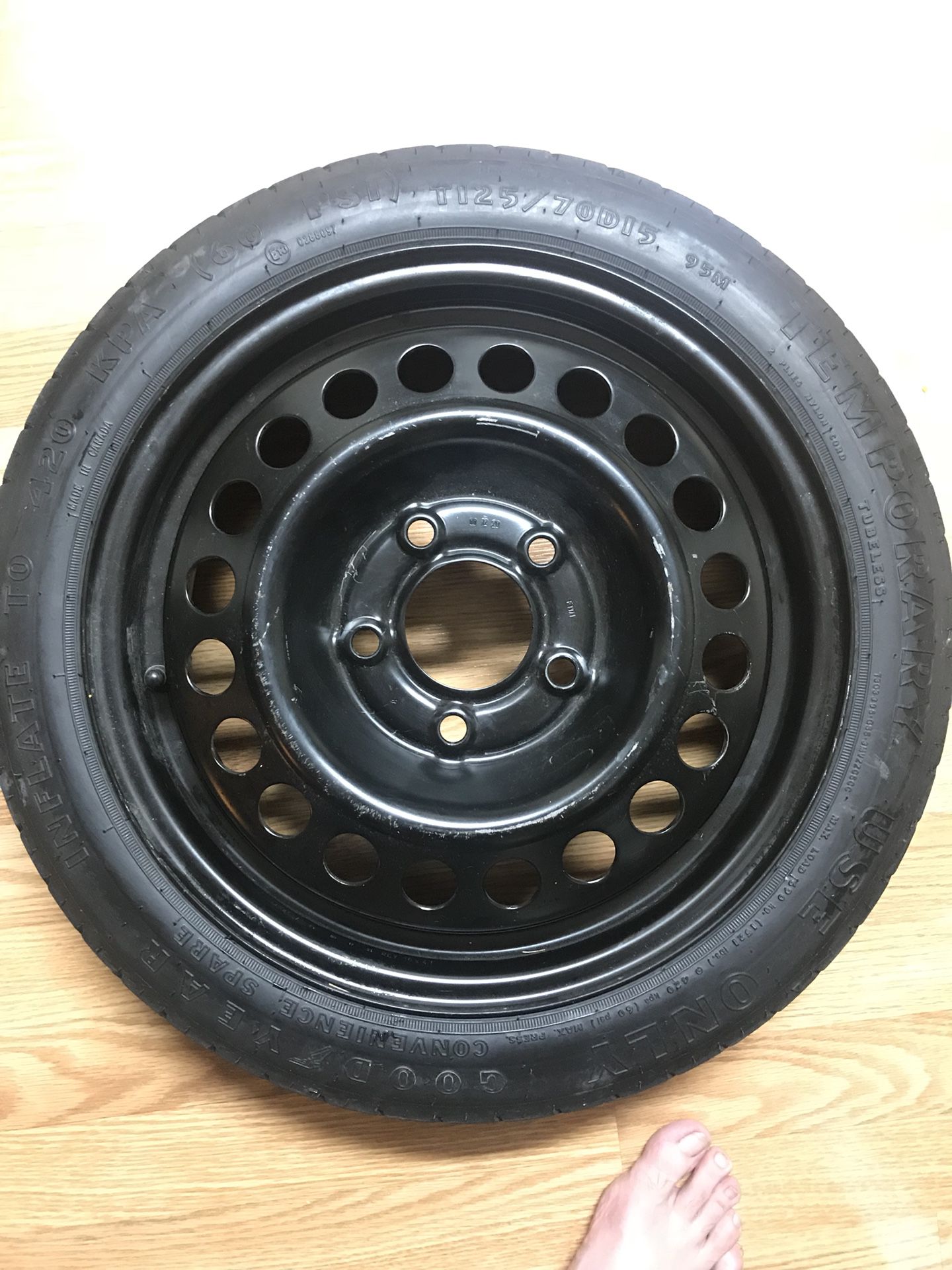 Goodyear Space Saving Connivence Spare. Brand New