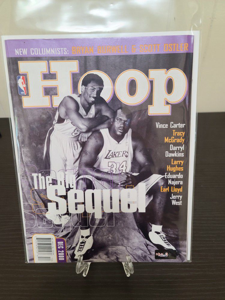 Shaq & Kobe Lakers NBA Hoop Magazine 2000