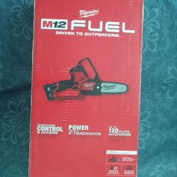 M12 FUEL 12V Lithium-Ion Brushless Battery 6 in. HATCHET Pruning Saw Kit with 4.0 Ah Battery and Charger