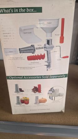 Juicer and apple sauce maker
