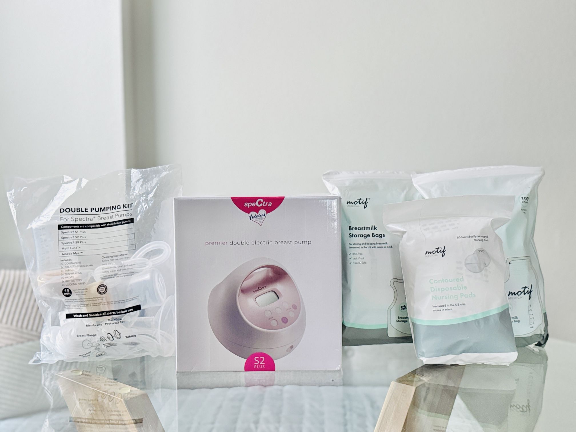Spectra S2 Premiere Double Breast Pump Plus Extras!