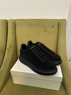 Alexander McQueen black all Diamond