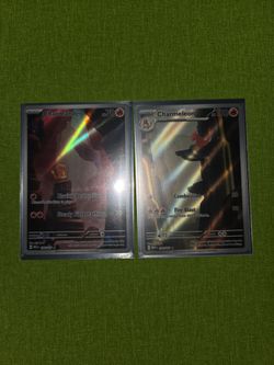 Charmander & Charmeleon Holo Pokémon Cards 151 Set