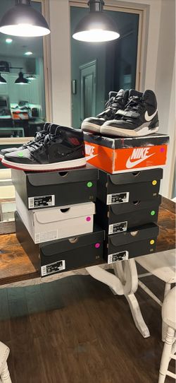Air Jordan and Air Force 1 Lot Size 13