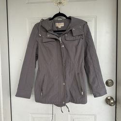 Michael Kors Gray Raincoat size XS