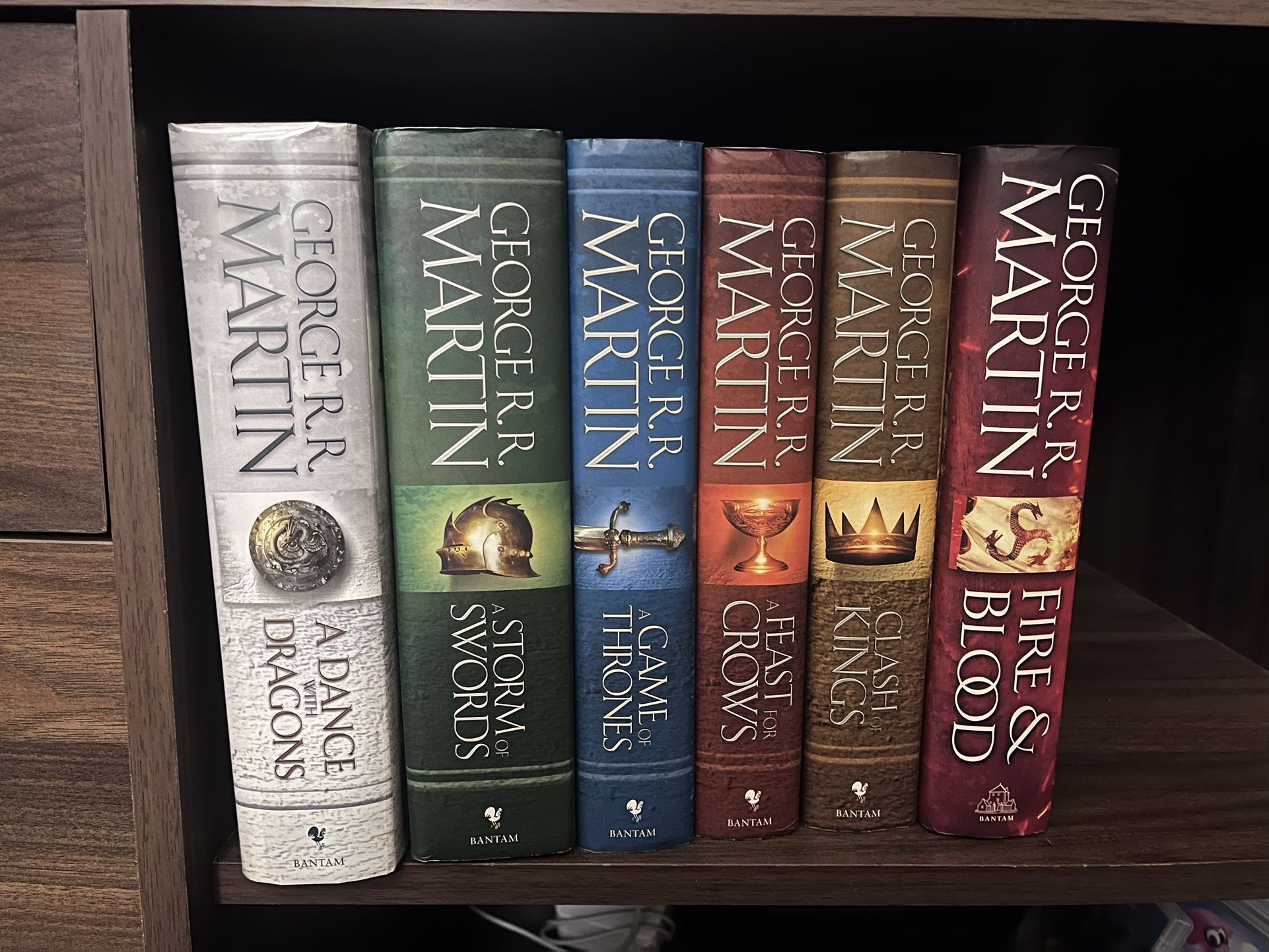 Game of Thrones Hardcover Book Set (6 Books) – Great Condition!