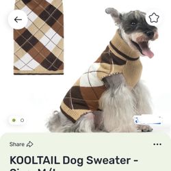Dog Sueter New  Size-M-L
