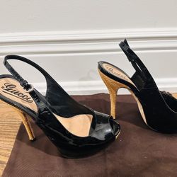 Vintage Gucci Platform Pump/size 36.5/US Size 6.5