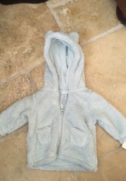 Baby boy furry sweater