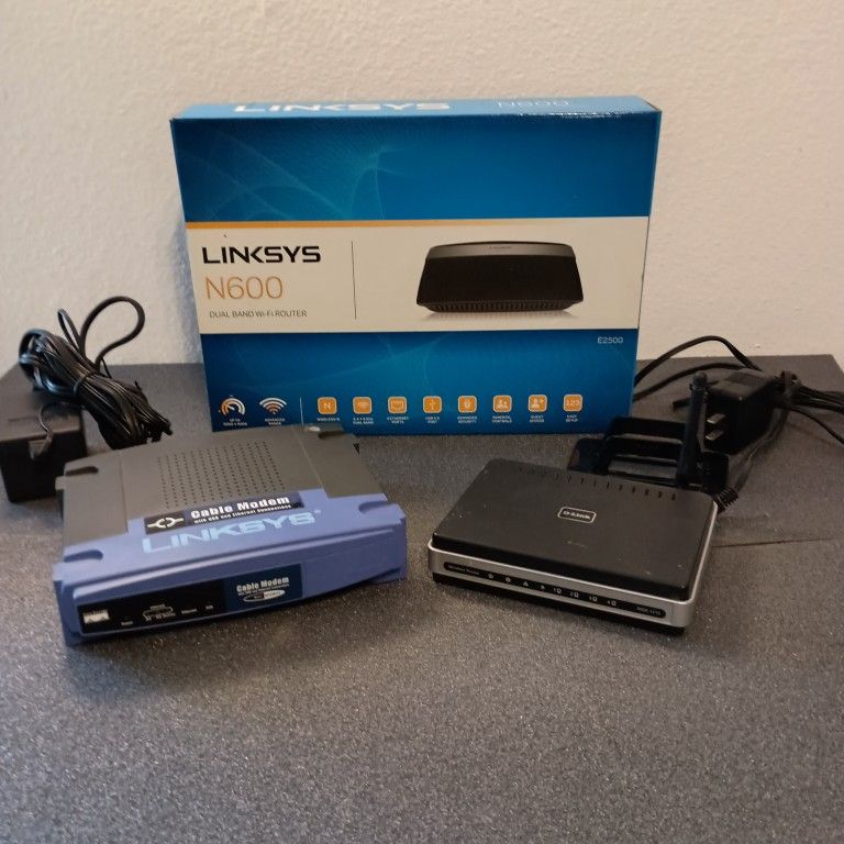 Linksys N600 Router + Linksys Cable Modem BEFCMU10 Ver. 4