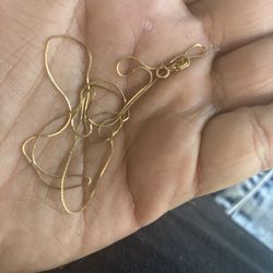 14 Karat Gold Necklace, 1.1 Grams