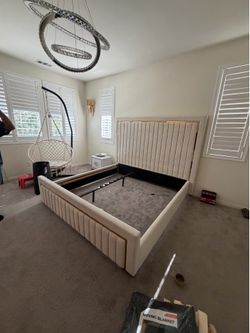 Night stand & Bed