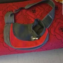 Small Dog Sling Carrier/Portabebés para perros pequeños