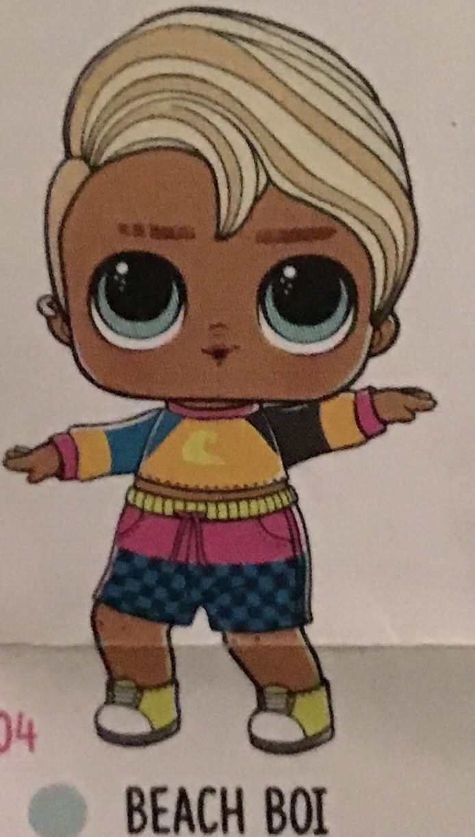LOL surprise doll, Boys series, Beach Boi