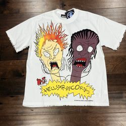 Beavus And Butthead Hellstar T Shirt Brand New Sz Medium With authentic tag