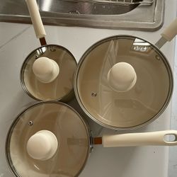 Nonstick Saucepan/ Pot Set, VERY VERY NICE!! Orig. $54.15