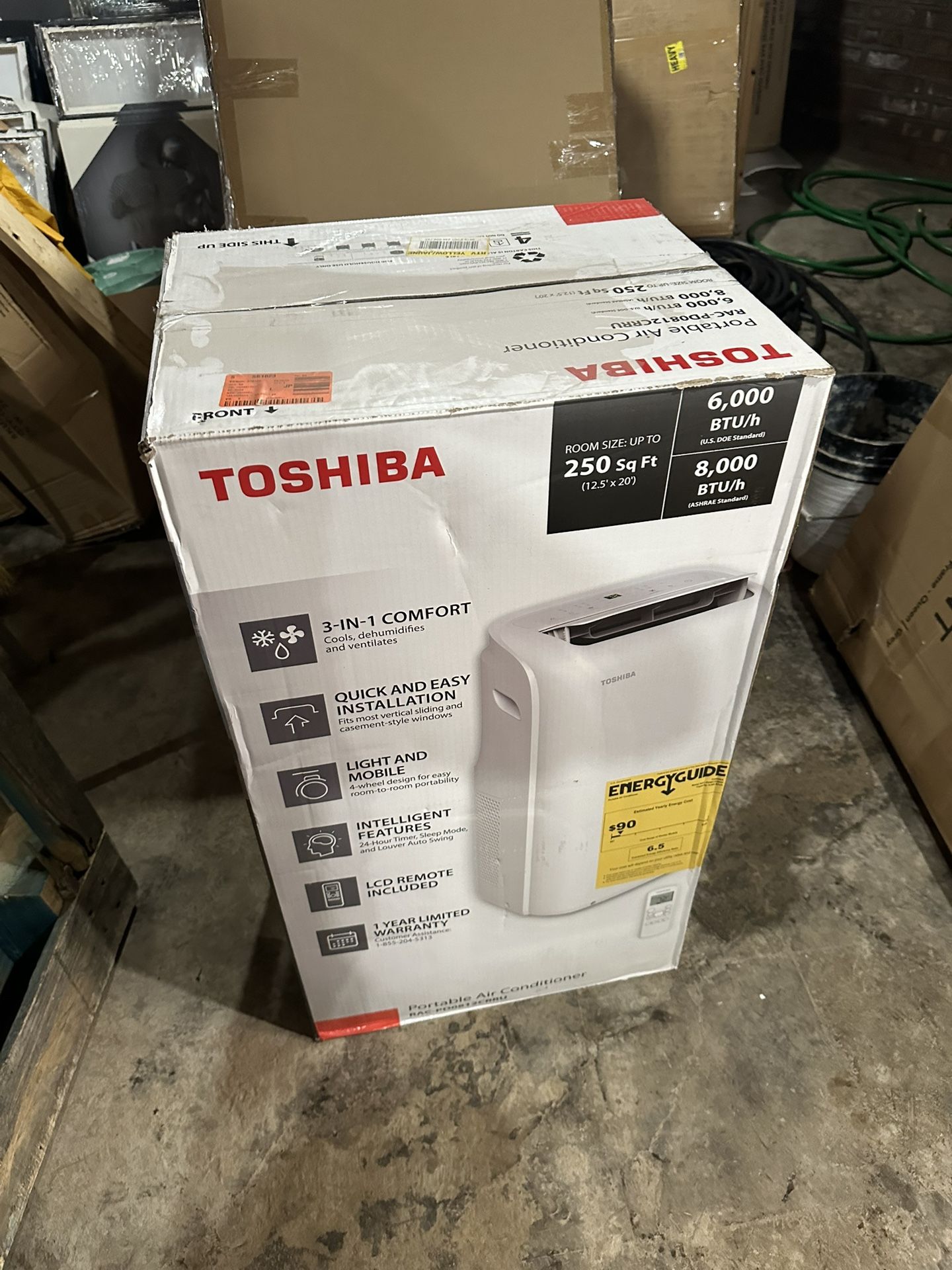 Toshiba 8000 BTU