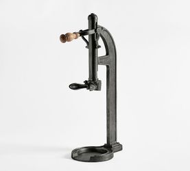 Pottery Barn Vintner’s Wine Opener - heavy cast iron and real wood.