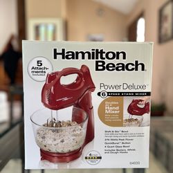 Hamilton Beach Power Deluxe Hand/Stand Mixer