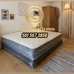 Queen Mattress Set – Medium – Brand New – Delivery Available 🚚