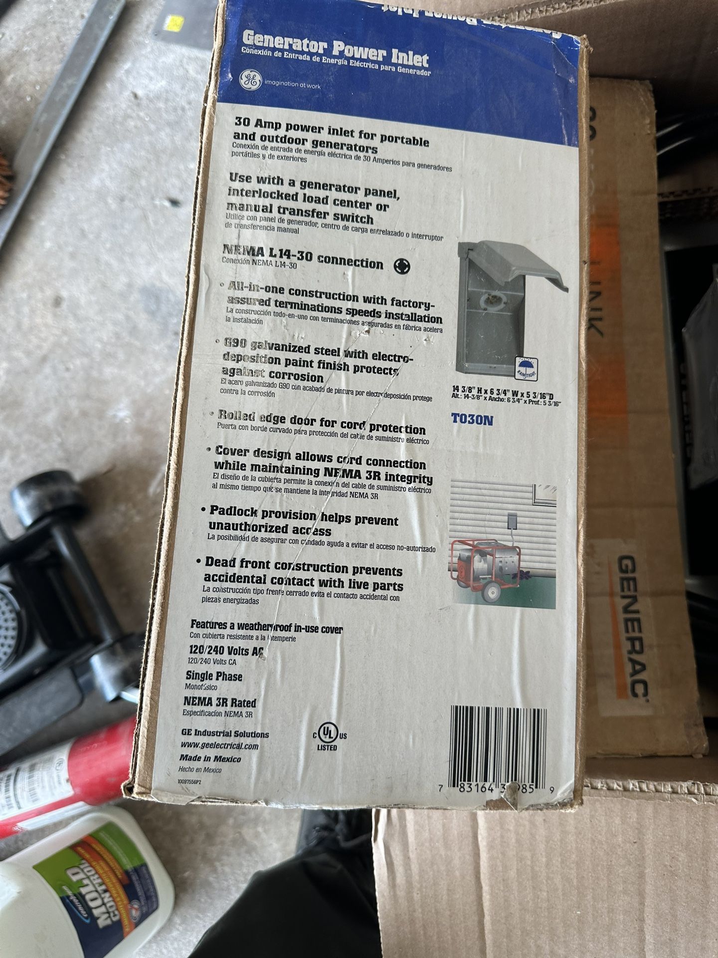 30 Amp Power Inlet