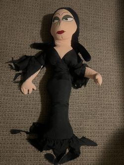 Gomez & Morticia Addams Stuff Dolls