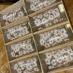 Daisy Field glassware 8pc Set