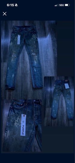Purple jeans
