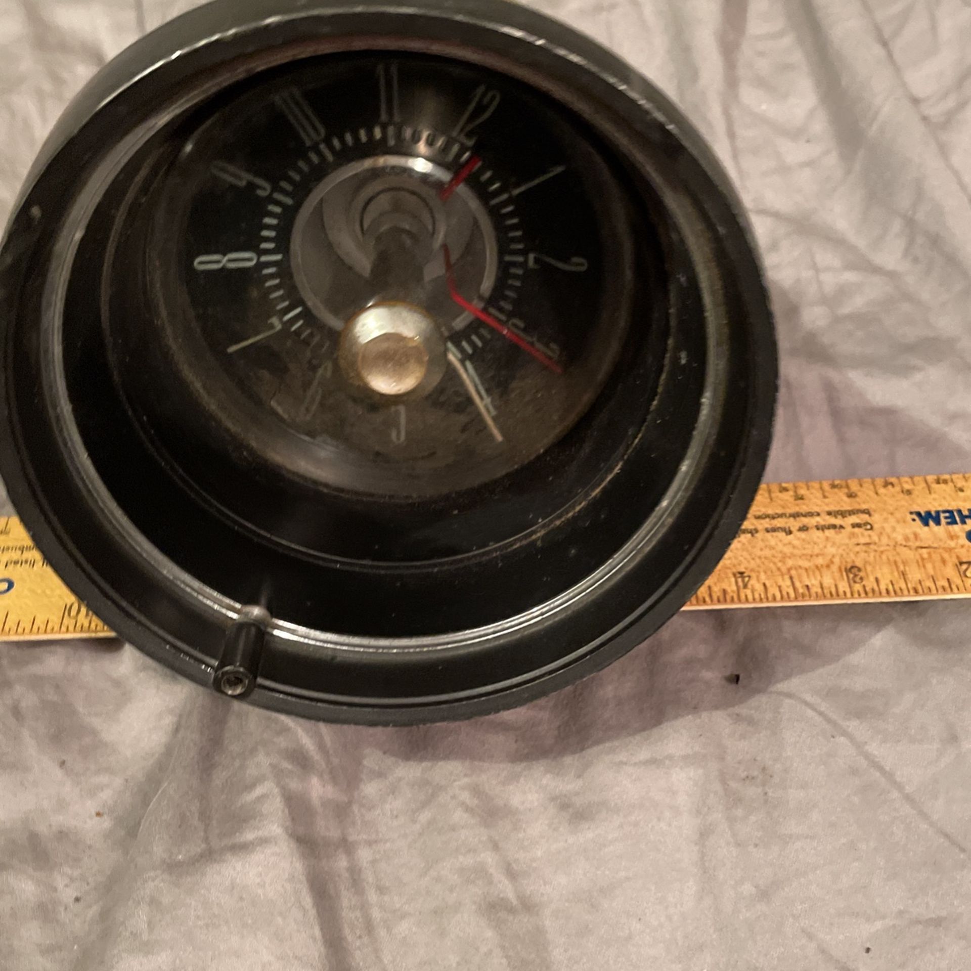 1966 Ford Dated Dash Clock Gauge As Is! #BV