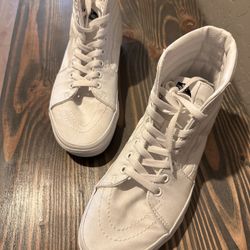 Hightop White VANS Women Size 9