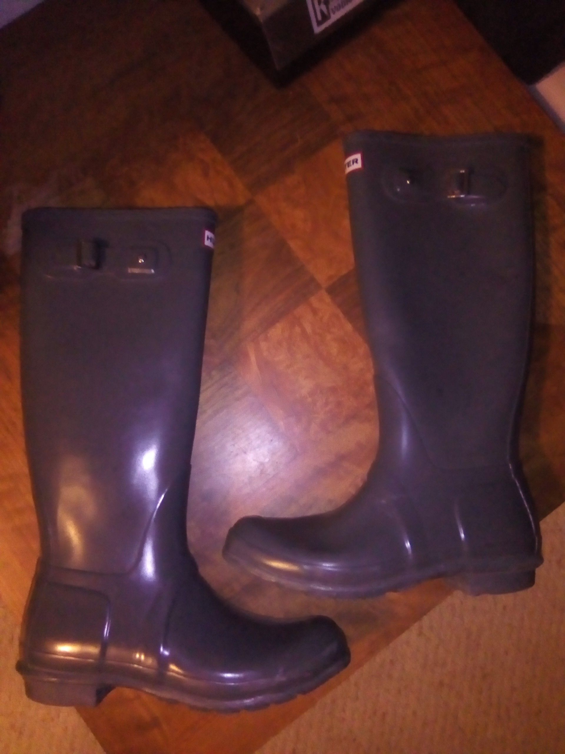 Hunter Rain Boots (full length)