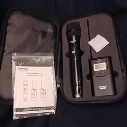 NEW Comica UHF Wireless Handheld Microphone CVM-WM100H - 48 Channel