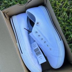 Hurley Women's Chloe Slip On Fashion Sneaker Shoes - White