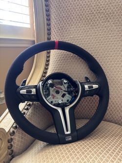 BMW f82 f80 m3 m4 m sport Alcantara red marker steering wheel